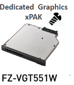 FZ-VGT551W | Dedicated Graphics xPAK